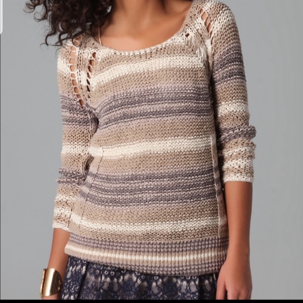 Free People Desert Moon Pullover Knit Sweater
